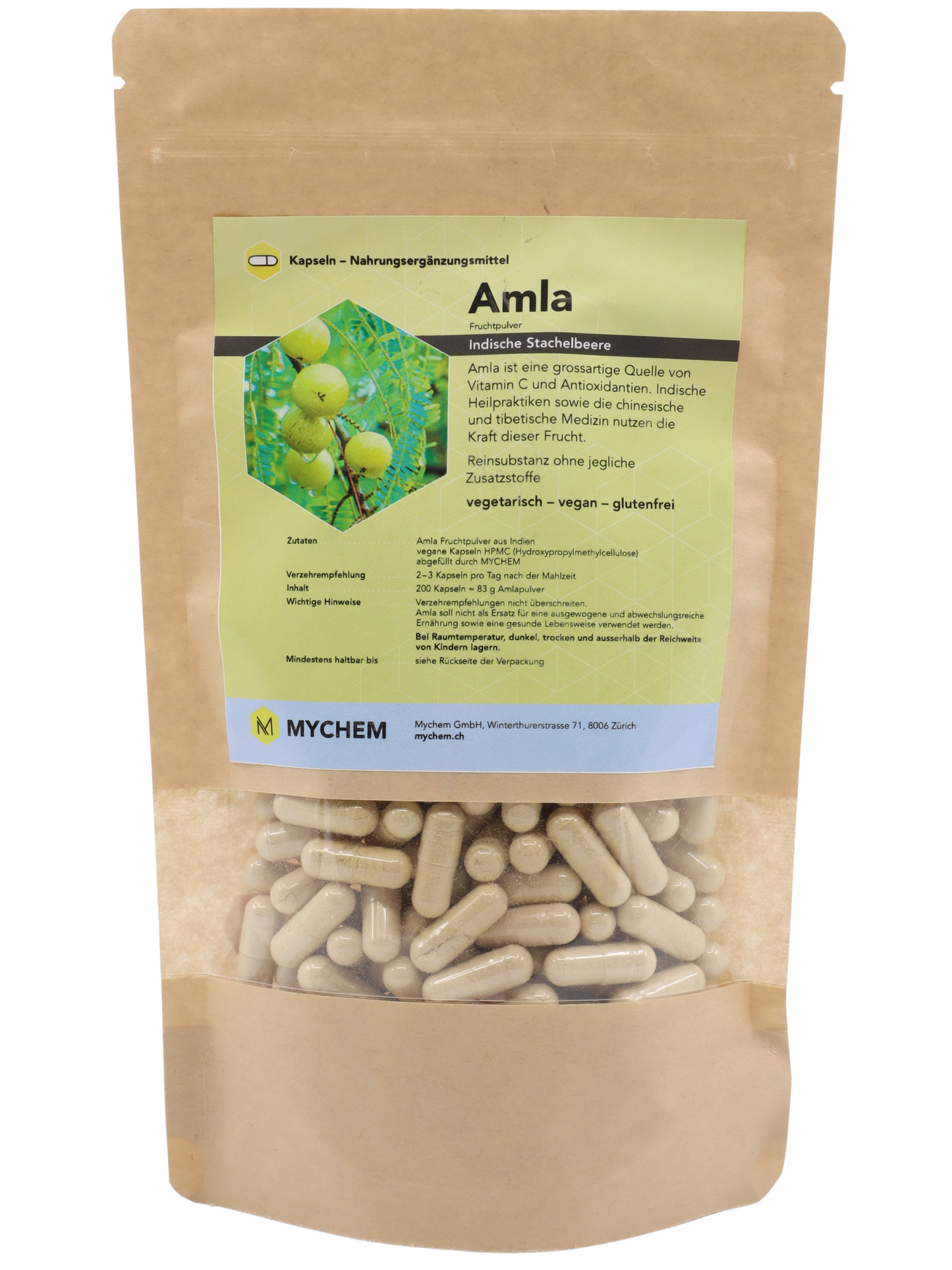 Amla Kapseln, bio, vegan Sonderaktion 2 für 1