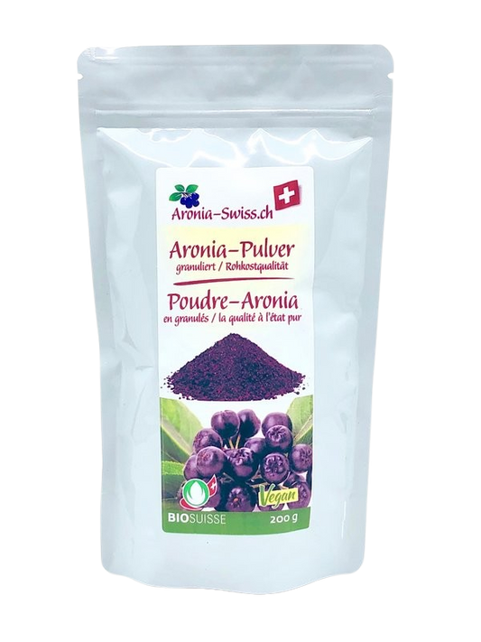 Aronia powder granulated organic, Switzerland (OPC)