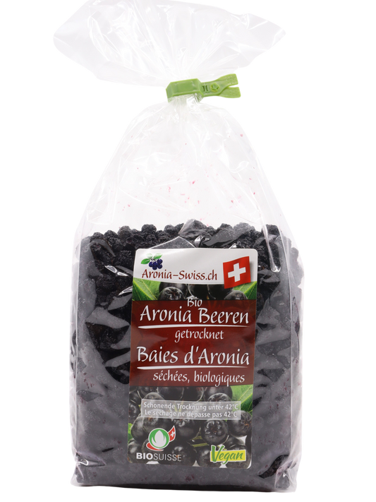 Aronia berries dried organic, Switzerland (OPC)