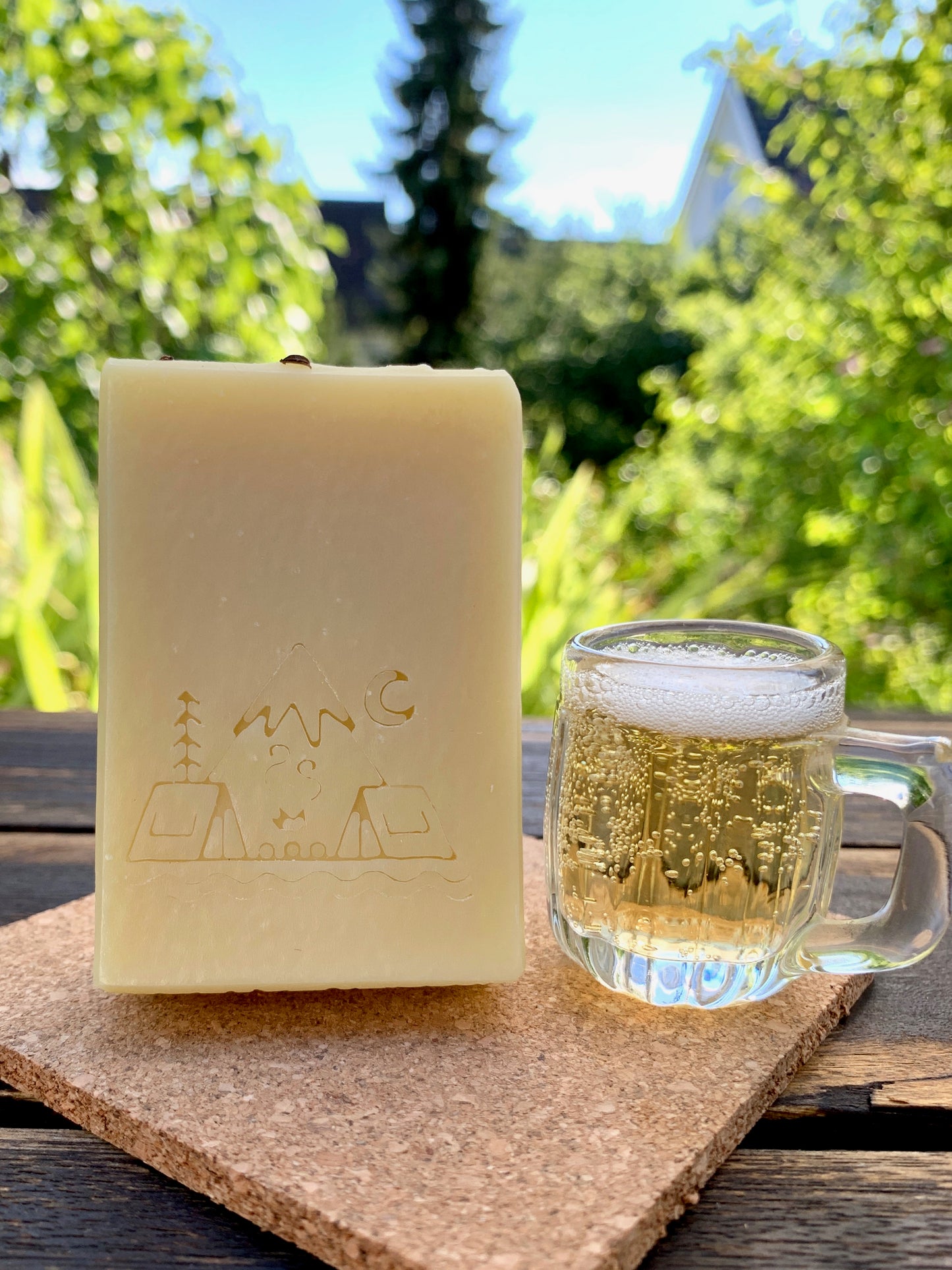 Bière de savon pour cheveux, végétalien