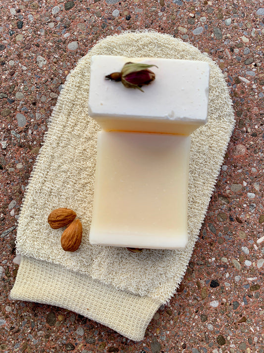 Facial soap almond oil
