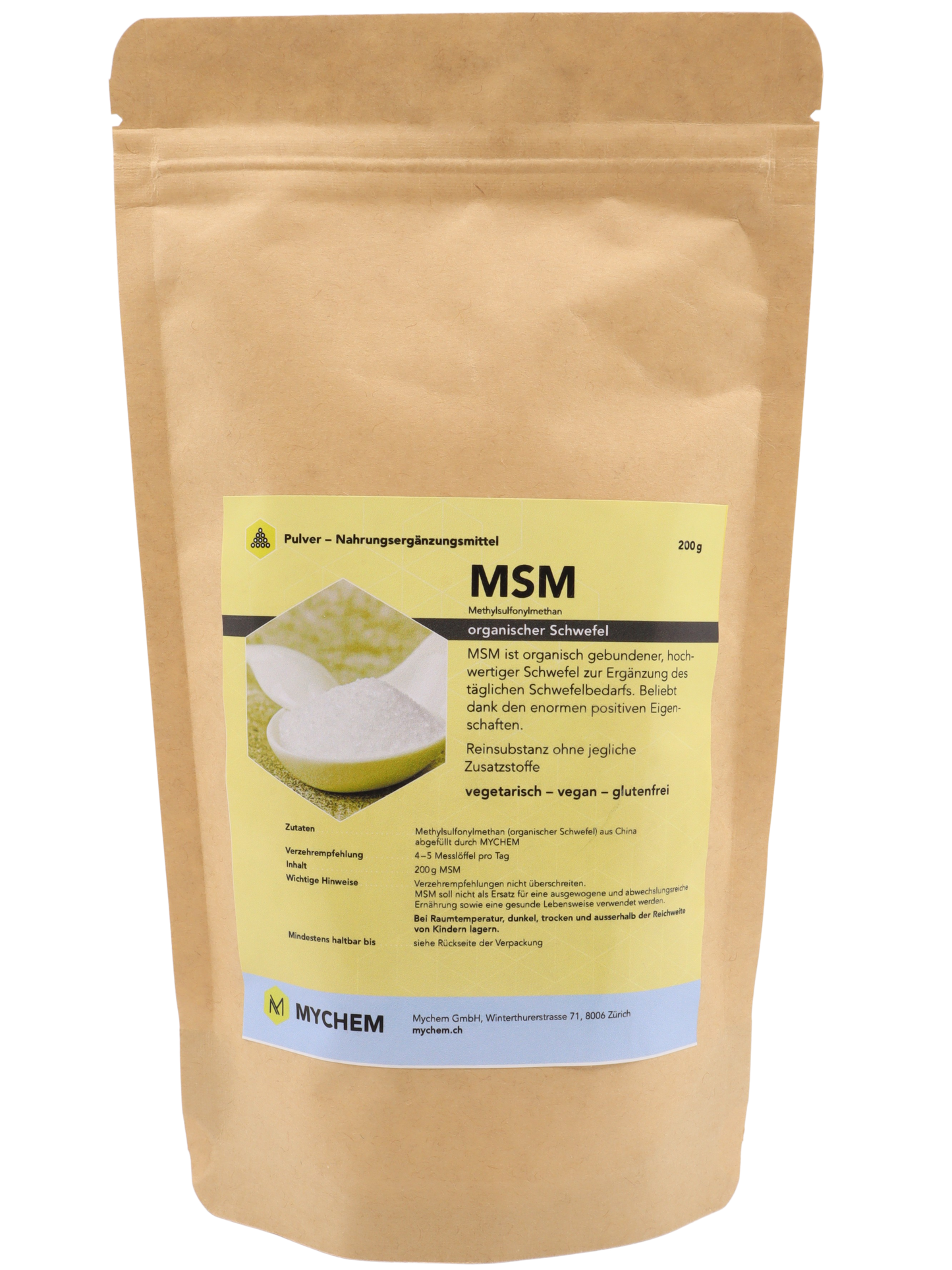 MSM powder, vegan