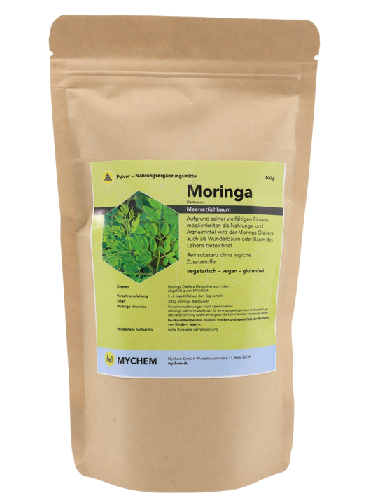 Moringa Oleifera leaf powder, organic, vegan