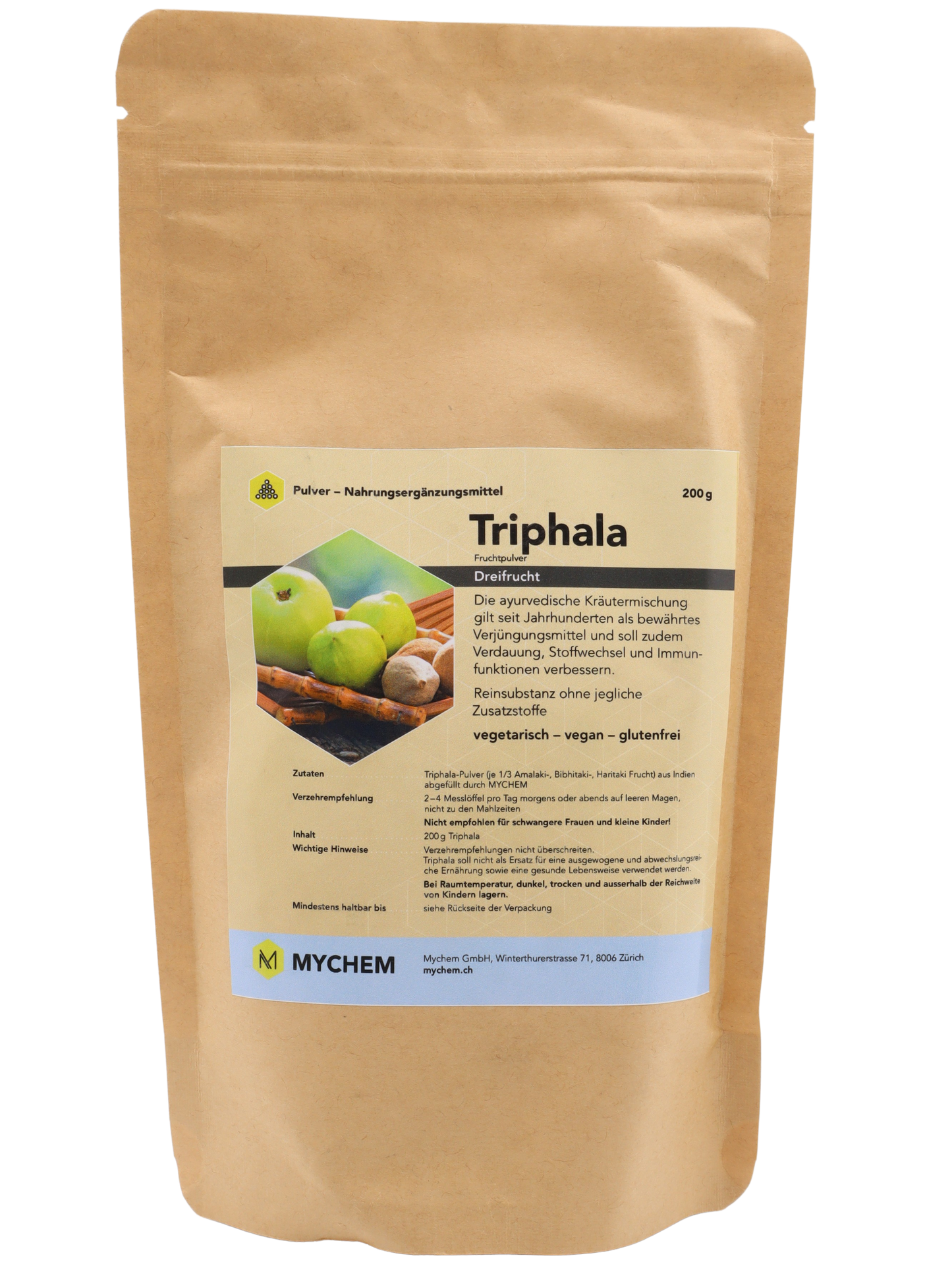 Triphala powder, organic, vegan, Special offer 2 for 1