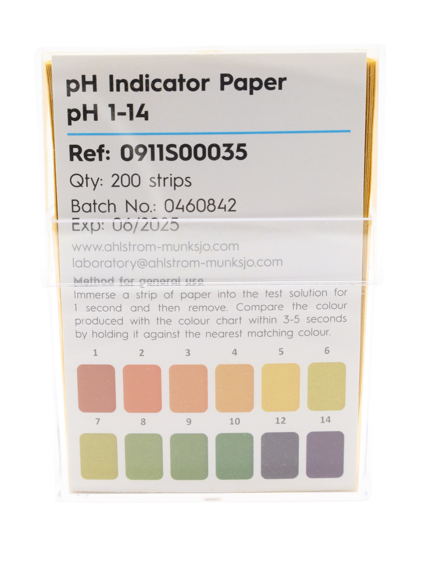 Indicator paper pH 1 - 14
